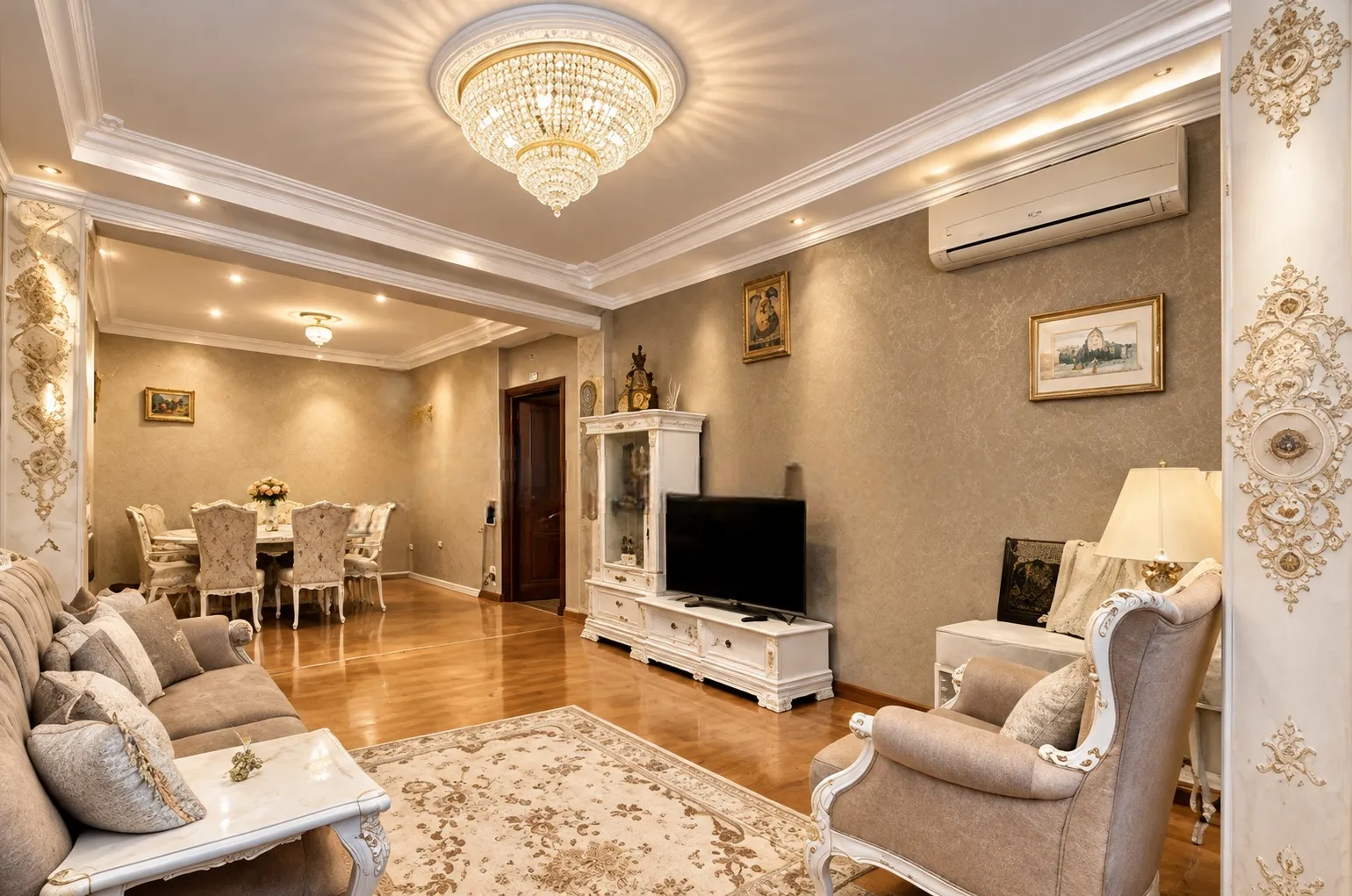 3-սենյականոց բնակարան, Կենտրոն, 90 քմ, 13/16 հարկ — լուսանկար 3